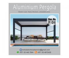 Aluminium Pergola in Abu Dhabi | Aluminium Pergola in Khalifa City | Aluminium Pergola in Patio