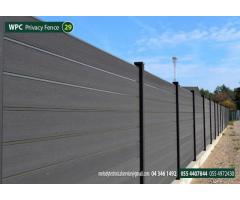WPC Fence in Abu Dubai | WPC Privacy Fence Suppliers in Abu Dhabi | WPC Fence Khalifa City