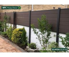 WPC Fence in Abu Dubai | WPC Privacy Fence Suppliers in Abu Dhabi | WPC Fence Khalifa City