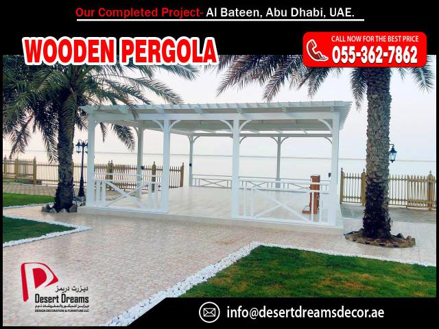 BBQ Pergola | Garden Seating Area Pergola | Sun Shades Pergola Abu Dhabi.