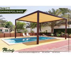 Swimming Pool Shade Suppliers in Dubai | Wooden Pergola in Dubai | Aluminium Pergola in Dubai