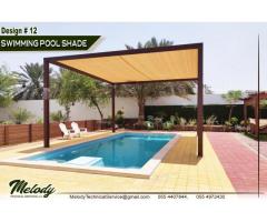 Swimming Pool Shade Suppliers in Dubai | Wooden Pergola in Dubai | Aluminium Pergola in Dubai