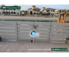 WPC Fence Suppliers in Abu Dhabi | WPC Privacy Fence | WPC Wall Mounted Fence