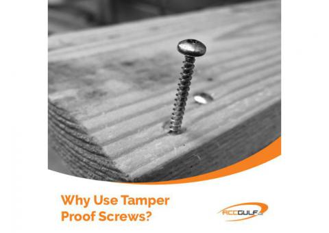 Why use tamper proof screws