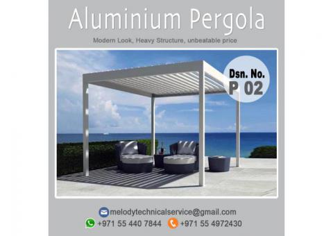 Aluminium Pergola Suppliers in Dubai | Steel Pergola in UAE