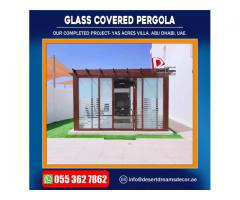 Free Standing Pergola in Uae | Wall Attached Pergola | Pergola in School in Abu Dhabi.