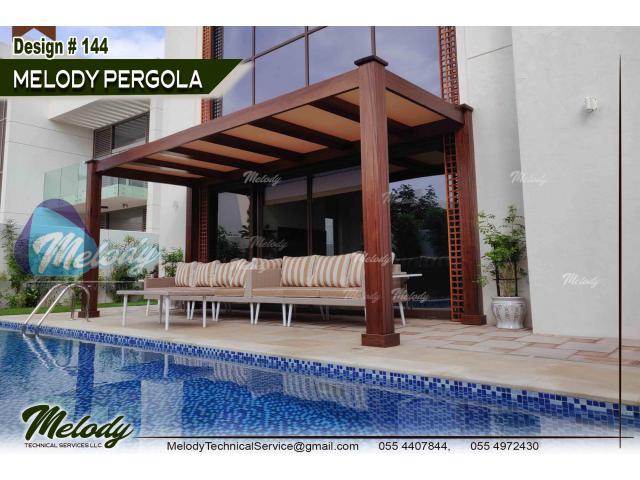 Pergola in Al Furjan Villa | Self Stand Pergola | Swimming Pool Pergola Suppliers