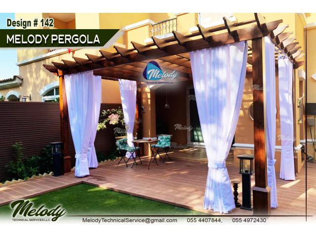 Pergola in Al Furjan Villa | Self Stand Pergola | Swimming Pool Pergola Suppliers