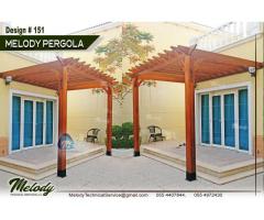 Pergola in Al Furjan Villa | Self Stand Pergola | Swimming Pool Pergola Suppliers