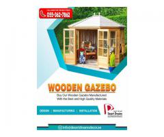 Wooden Roofing Gazebo in Abu Dhabi | Wooden Roofing Gazebo in Al Ain.