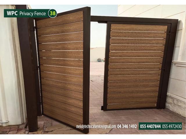 WPC Fence in Dubai | WPC Wall Mounted Fence | WPC Privacy Fence Suppliers