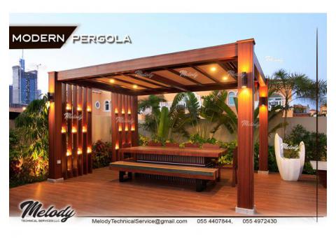 Luxury Pergola in Dubai | Modern Pergola Suppliers | Patio Pergola Contractor