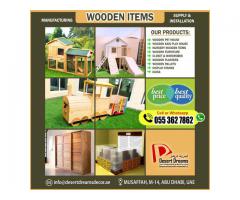 Kids Play Wooden House in Abu Dhabi | Wooden Pet House | Kiosk and Display Stands.