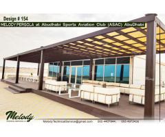 Pergola in Sports Aviation Club Abu Dhabi | Pergola Suppliers | Outdoor Pergola in Abu Dhabi
