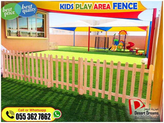 Kids Play Area Fences in Abu Dhabi | Garden Fence Installation in Uae.