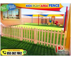 Garden Fence Installation | White Picket Fence in Khalifa City | Events Fences Uae.