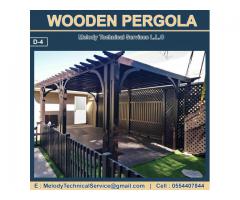 Pergola in Al Barari | Pergola Suppliers in Dubai | Wooden Pergola in Al Barsha Garden Area Pergola