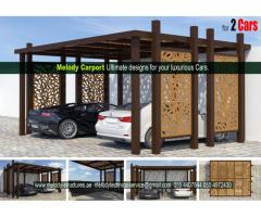 Wooden Car Parking in Abu Dhabi | Car Parking Shade Suppliers | Mashrabiya Car Parking in UAE