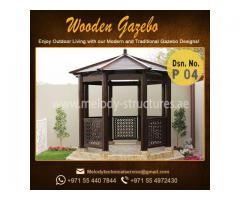 Wooden Gazebo Suppliers in Abu Dhabi | Garden Area Gazebo in UAE | Outdoor Gazebo