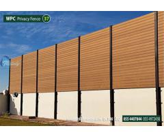WPC Fence Suppliers in Abu Dhabi | WPC Garden Fence in UAE | WPC Privacy Fence Mussaffah