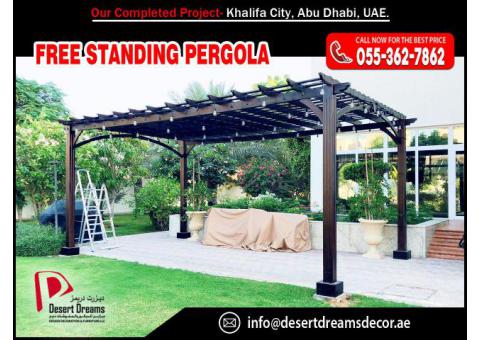 Pergola Uae | Garden Pergola | Seating Area Pergola | PVC Shades Pergola | Abu Dhabi.