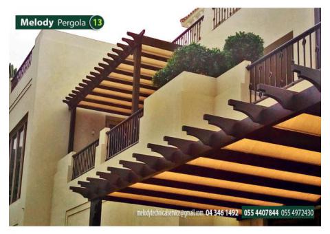 Balcony Pergola in Al Barari | Pergola Suppliers in Dubai | Pergola in Al Furjan | Pergola in UAE