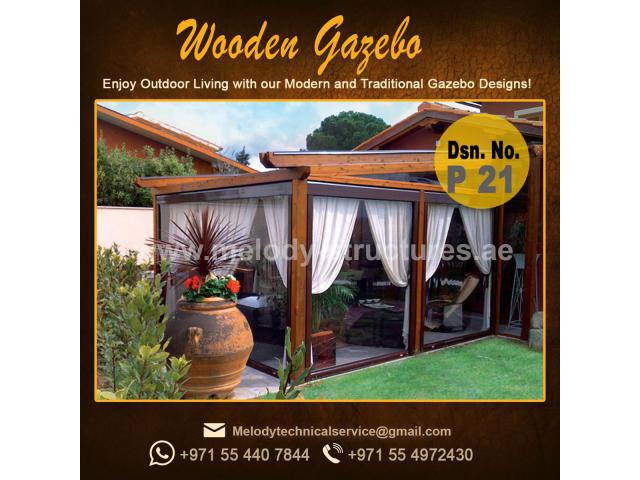 Wooden Gazebo in Dubai | Gazebo in Abu Dhabi | Gazebo in UAE