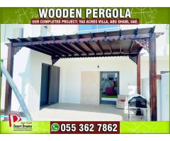 Wooden Pergola Manufacturer in Uae | Pergola Maintenance | Pergola Re-Polishing Works.