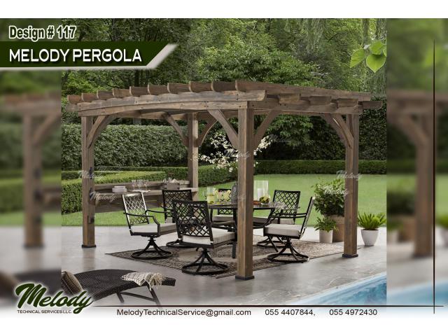 Wooden Pergola Dubai | Install Wooden Pergola in UAE | Pergola Company UAE