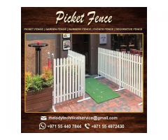 Wooden / WPC Fence | Garden Area fence in UAE | Fence Dubai