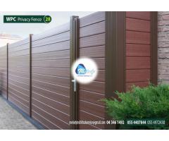 Wooden / WPC Fence | Garden Area fence in UAE | Fence Dubai