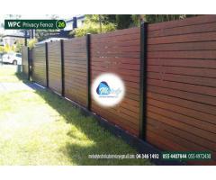 WPC Fencing Abu Dhabi | WPC Wall Mounted fence in Khaleefa City | WPC Garden fence Suppliers