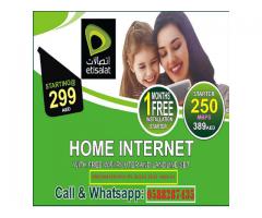 Call/WhatsApp +971 54 991 0042 for Etisalat eLife Home Internet Plans