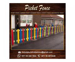 Picket Fence Suppliers in UAE | Garden Fence Dubai | Swimming Pool Fence | Restaurant Fence