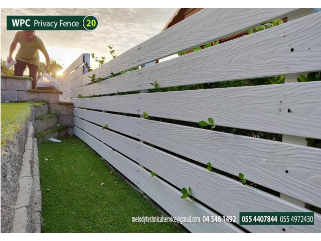 WPC Fence in Dubai | WPC Fence in Zabeel Park | WPC Fence Installation in Arabian Ranches