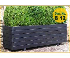 Planter Box Manufacturer | Wooden Planter Box Suppliers with Artificial Plants