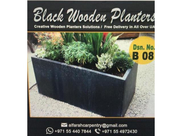 Planter Box Manufacturer | Wooden Planter Box Suppliers with Artificial Plants