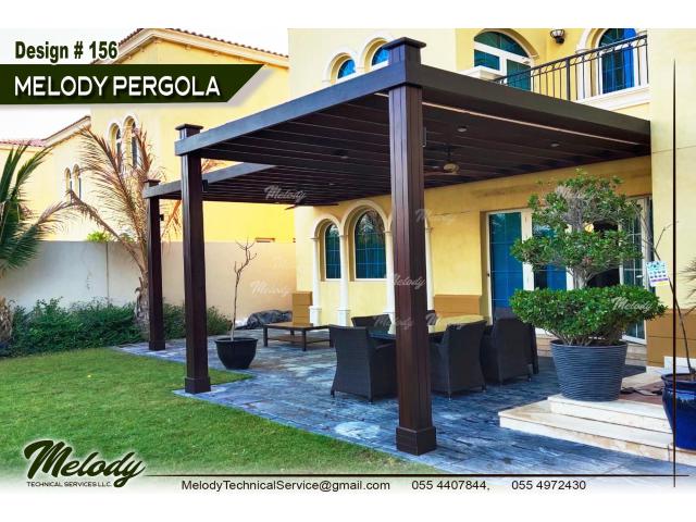 Pergola in Dubai | Mashrabiya Design Pergola | Wooden Pergola UAE | Pergola Suppliers