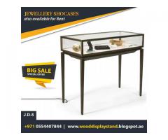 Renting Display Stand in Abu Dhabi | Rental Jewelry Showcase In Abu Dhabi