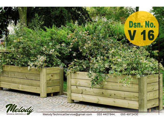 Wooden Planters in Arabian Ranches | Garden planters box in Arabian Ranches Dubai