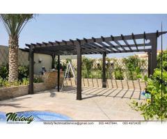 Pergola in Dubai Hills Sidra 1 | Wooden pergola in Sidra 2 | Pergola Suppliers in Dubai Hills