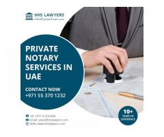 For Private Notary Services - Call Us