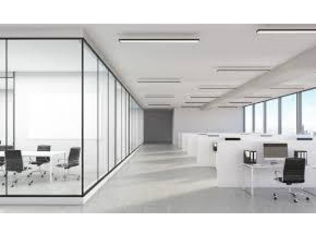 RENOVATE YOUR OFFICE WITH GLASS PARTITION, PARQUET FLOORING,CARPET AND BLINDS 052-5868078
