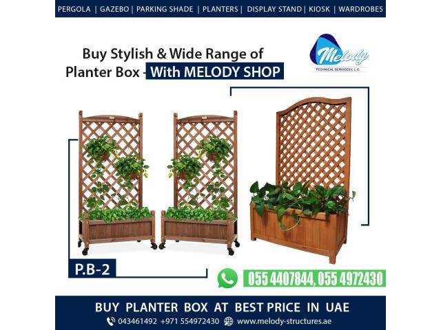 Planters Box Suppliers in Dubai | Wooden Planter Box | Vegetables Planters Box Dubai