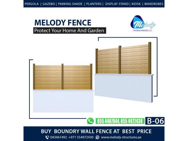 WPC Wall Fence in UAE | WPC Privacy Fence in Dubai | WPC Fence Suppliers in Dubai