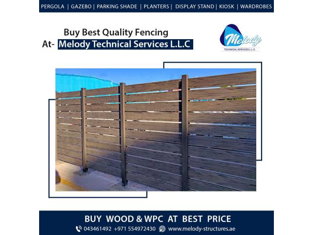 WPC Fence | WPC Fence in Arabian Ranches | WPC Fence Suppliers Al Furjan, UAE