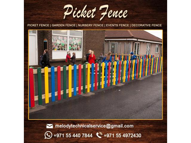Wooden Fence Suppliers in Dubai, Al Furjan, Sharjah, UAE | Wooden Fence in Garden Area