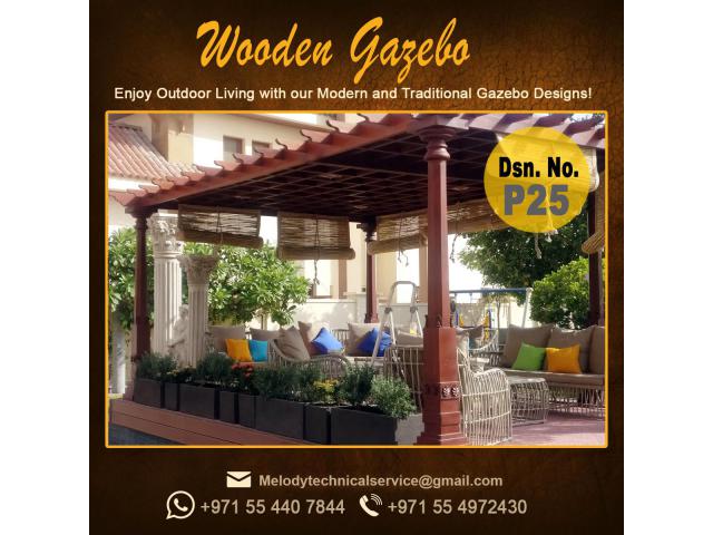 Wooden Gazebo in Dubai | Customize Gazebo Manufacture in UAE