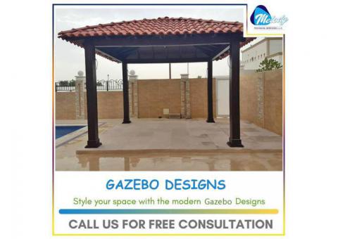 Wooden Gazebo in Dubai | Gazebo Suppliers | Gable Roof Gazebo in Dubai