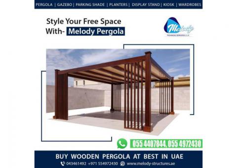 Pergola in Al Furjan | Wooden Pergola in Jumeirah | Pergola Suppliers Dubai